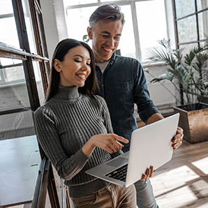 Clients satisfaits propriété de luxe